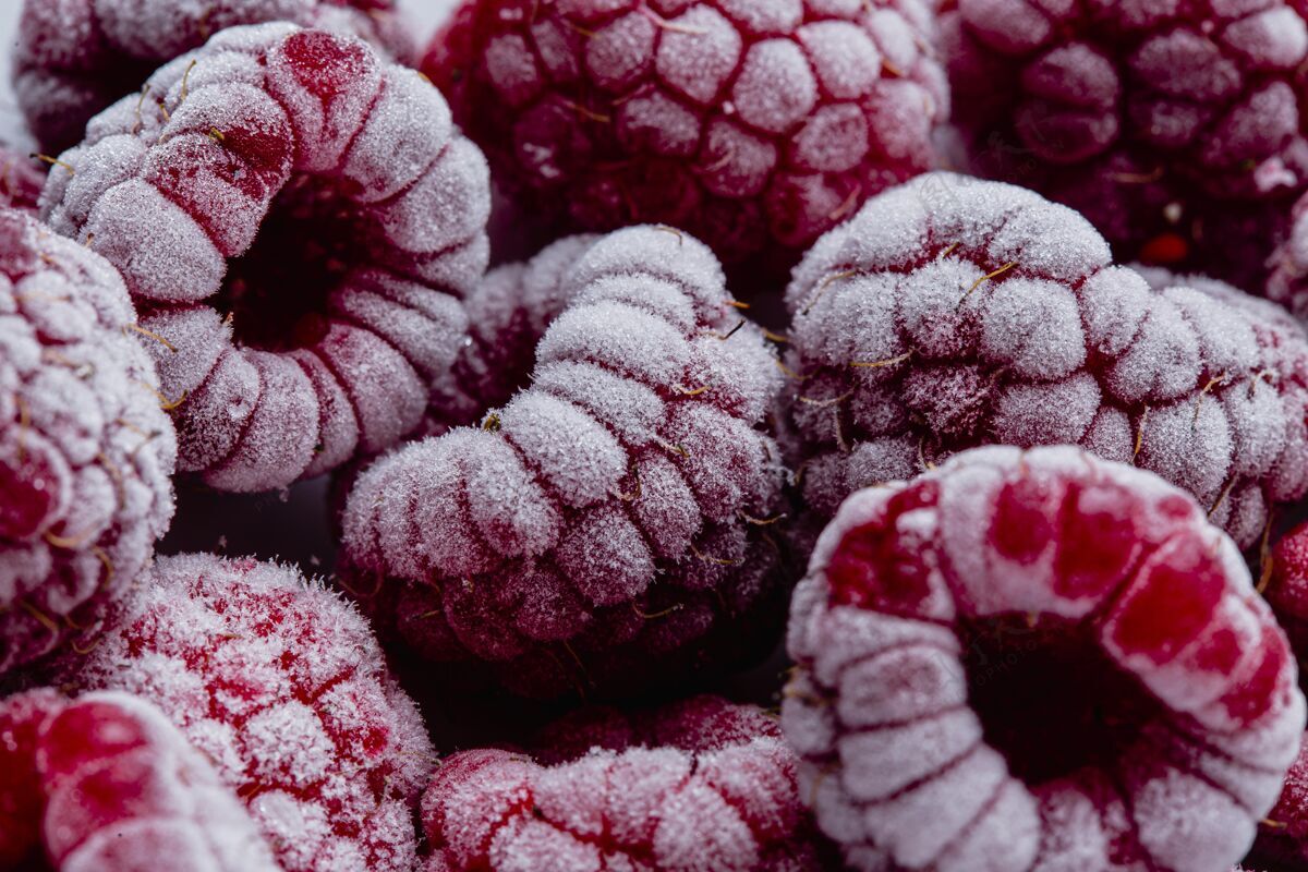 冷冻水果速冻水果安排概念自然