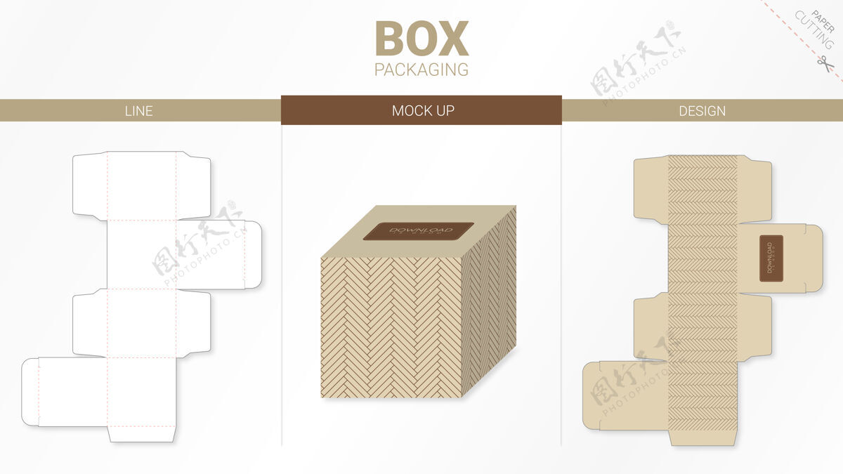 模板盒包装和模型模切模板包装包装形状