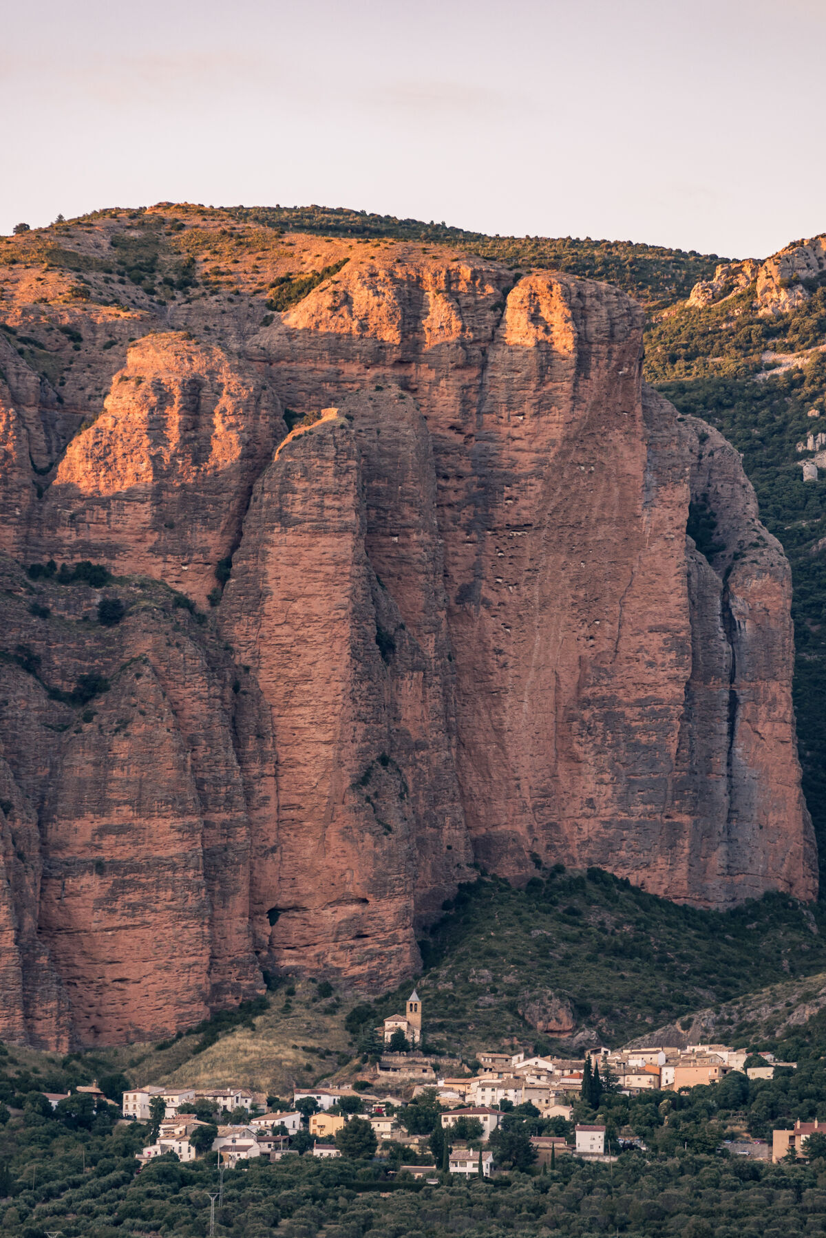户外马洛斯德里格罗斯壮观的岩层在里格罗斯 西班牙地质休斯卡石头
