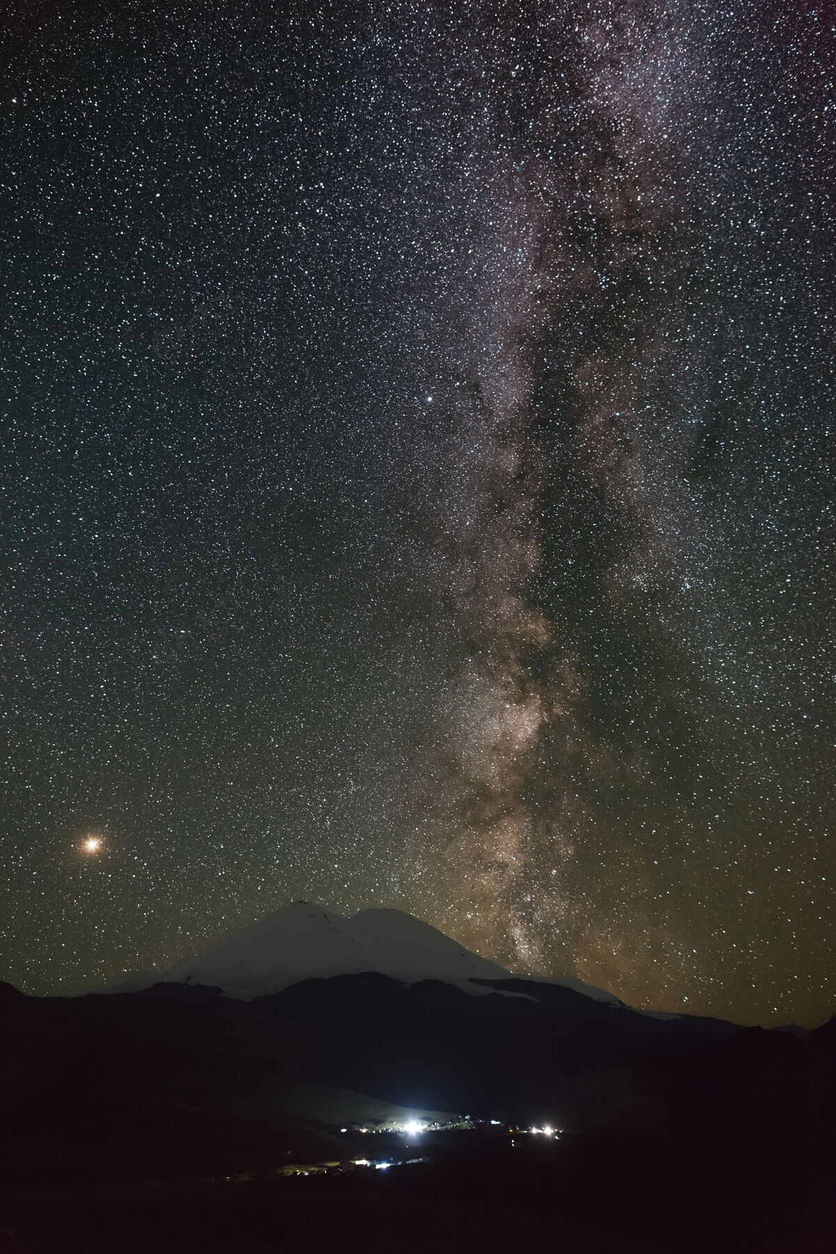银河夜空中银河系的星星星星风景占星术