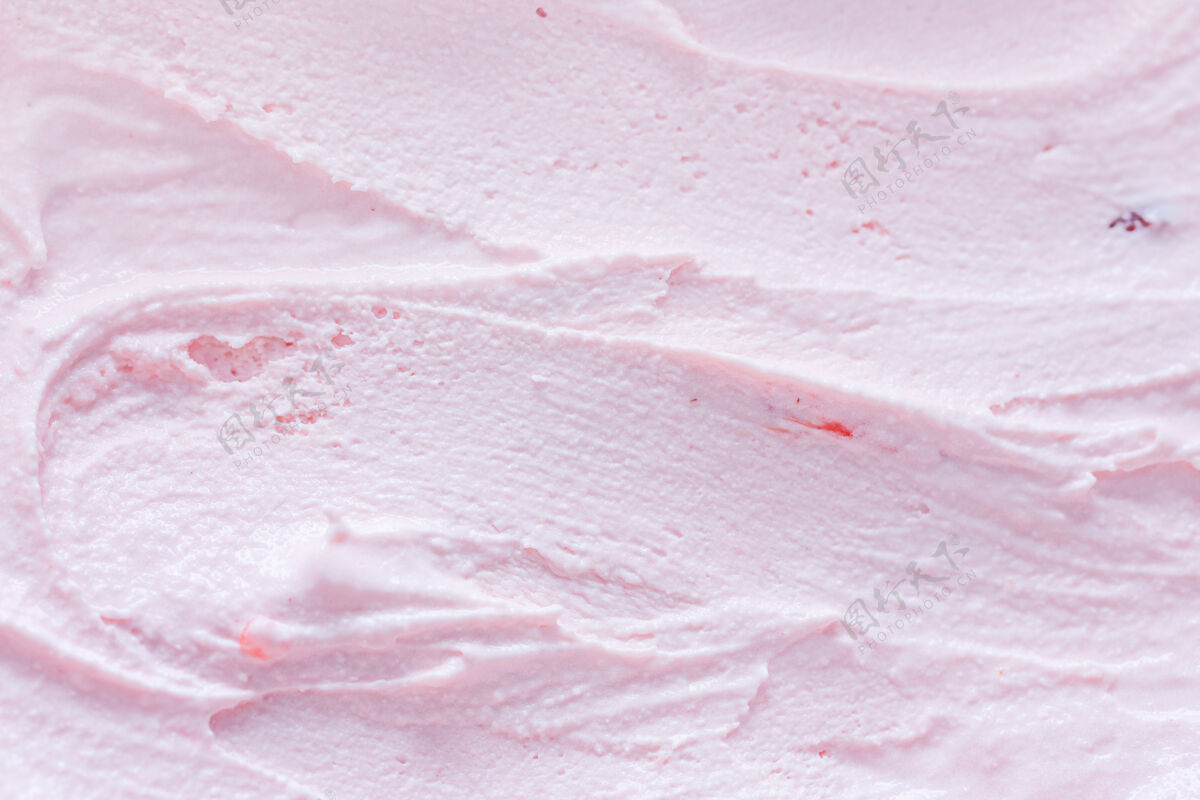 甜点水果冰淇淋的背景在容器里圣代冰糕冰