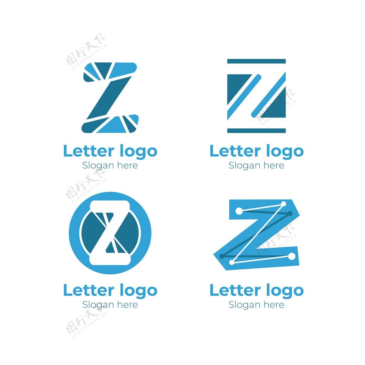 标识创意字母z标志模板字母Z字母徽标品牌