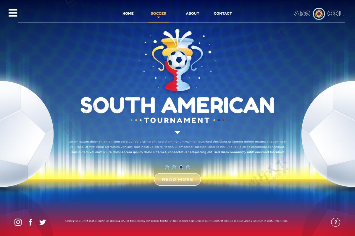足球梯度南美足球登陆页模板登录页锦标赛锦标赛