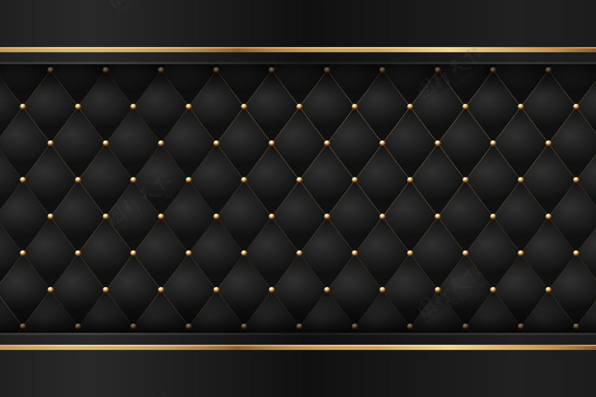 线条黑色优质奢华的深金色几何元素豪华未来重叠