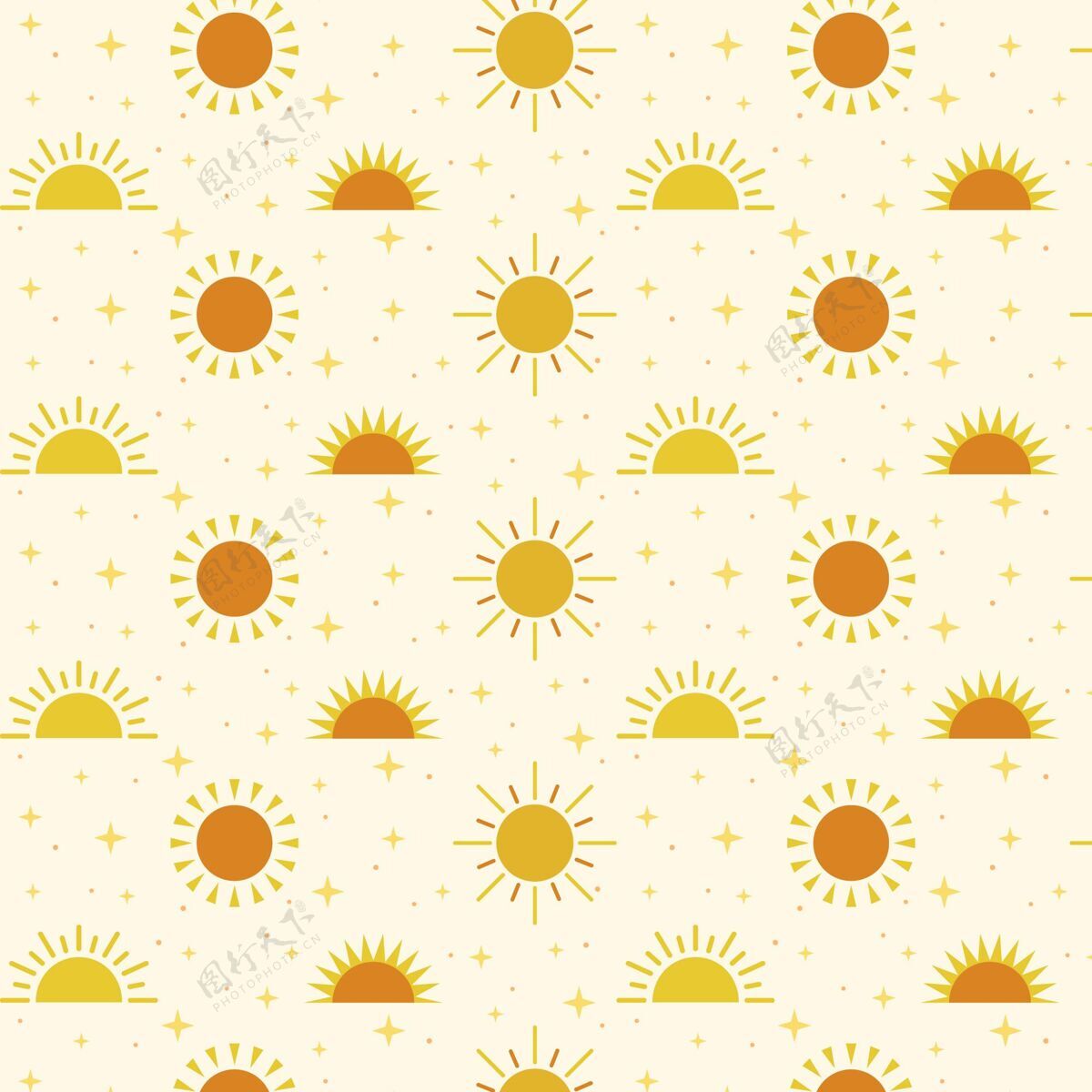 太阳图案平面设计太阳图案背景平面设计图案