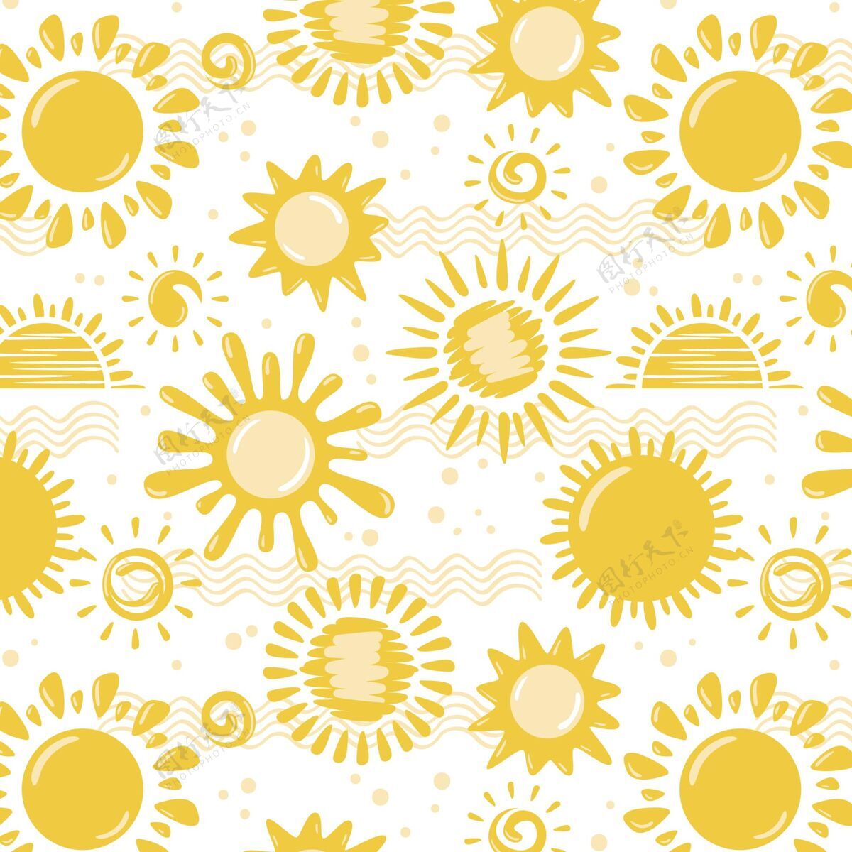 背景手绘太阳图案太阳图案太阳背景太阳墙纸