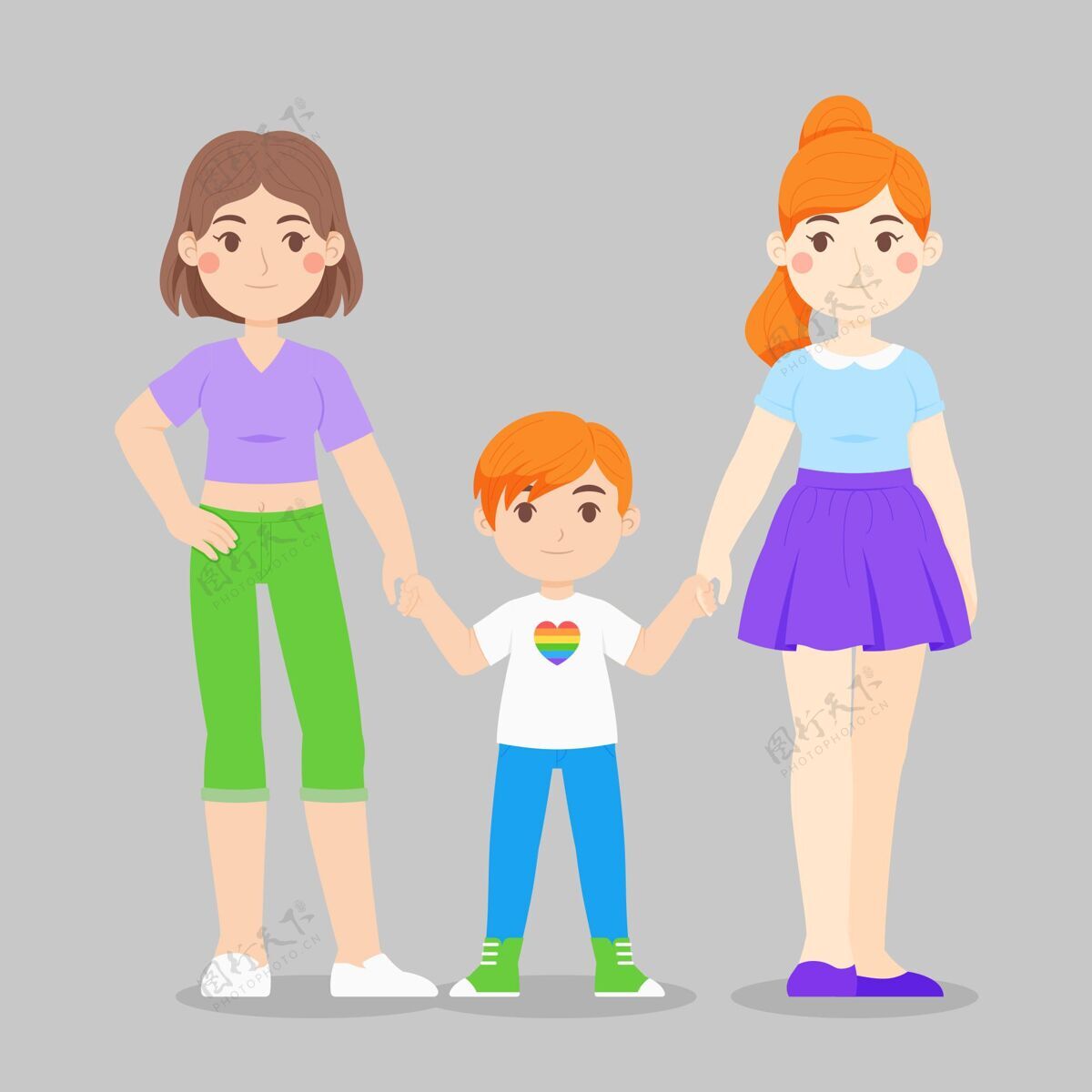 孩子有孩子的女同性恋夫妇插图公寓关系