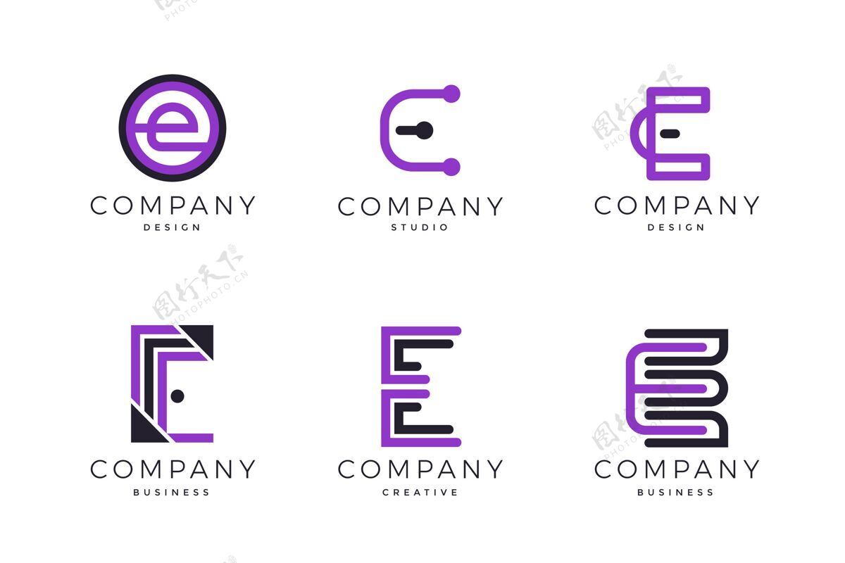 Company平面设计e标志模板包PackBrandingCorporateidentity