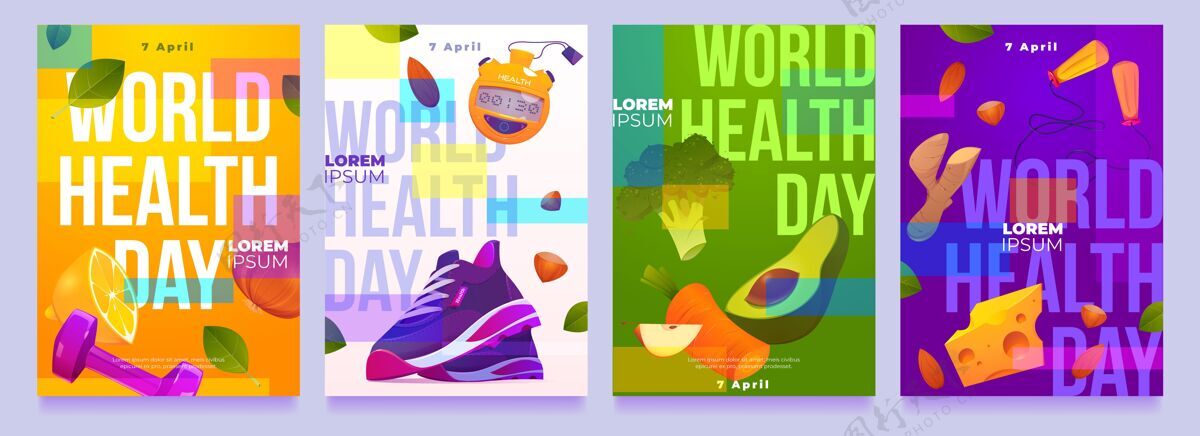 插图平板世界健康日instagram故事集网页模板收藏Instagram