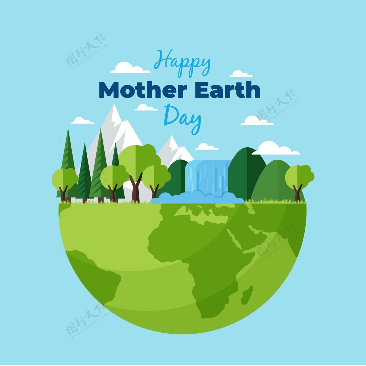 庆典地球母亲节插图地球意识实习生