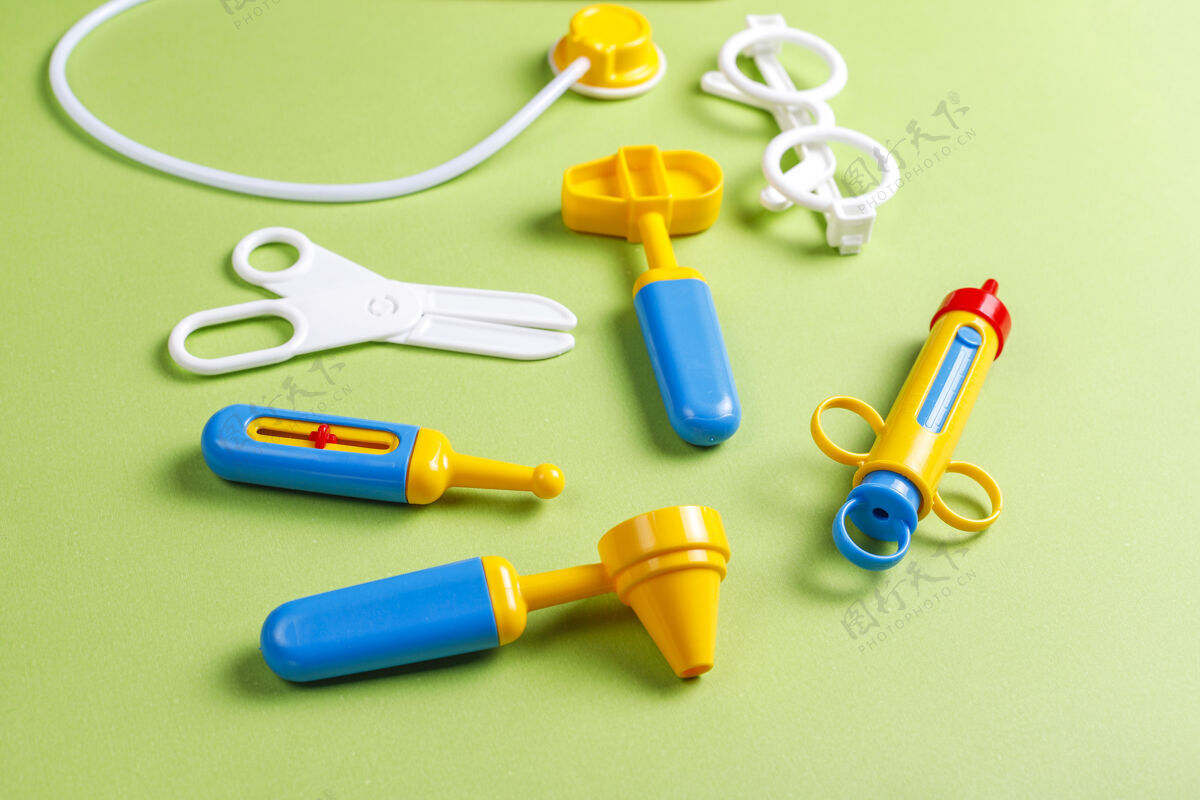 儿童一套玩具医疗设备剪刀托儿所设备
