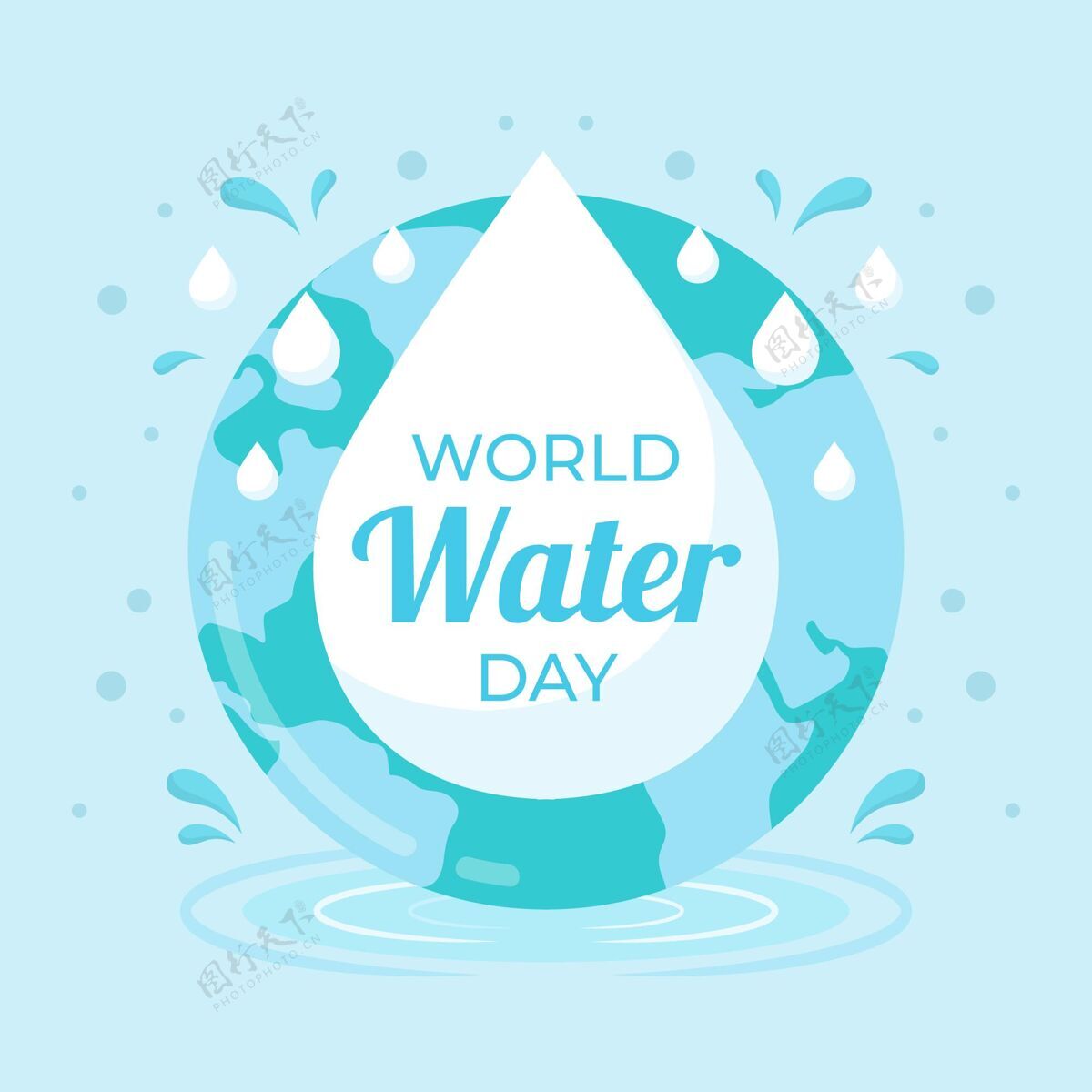 设计世界水日活动主题世界水日节日