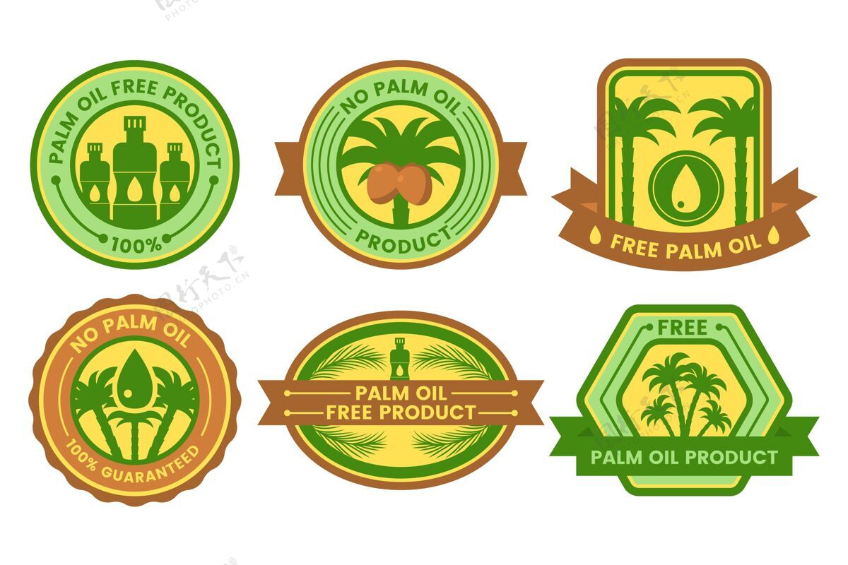 徽章扁平棕榈油徽章收集工业包装