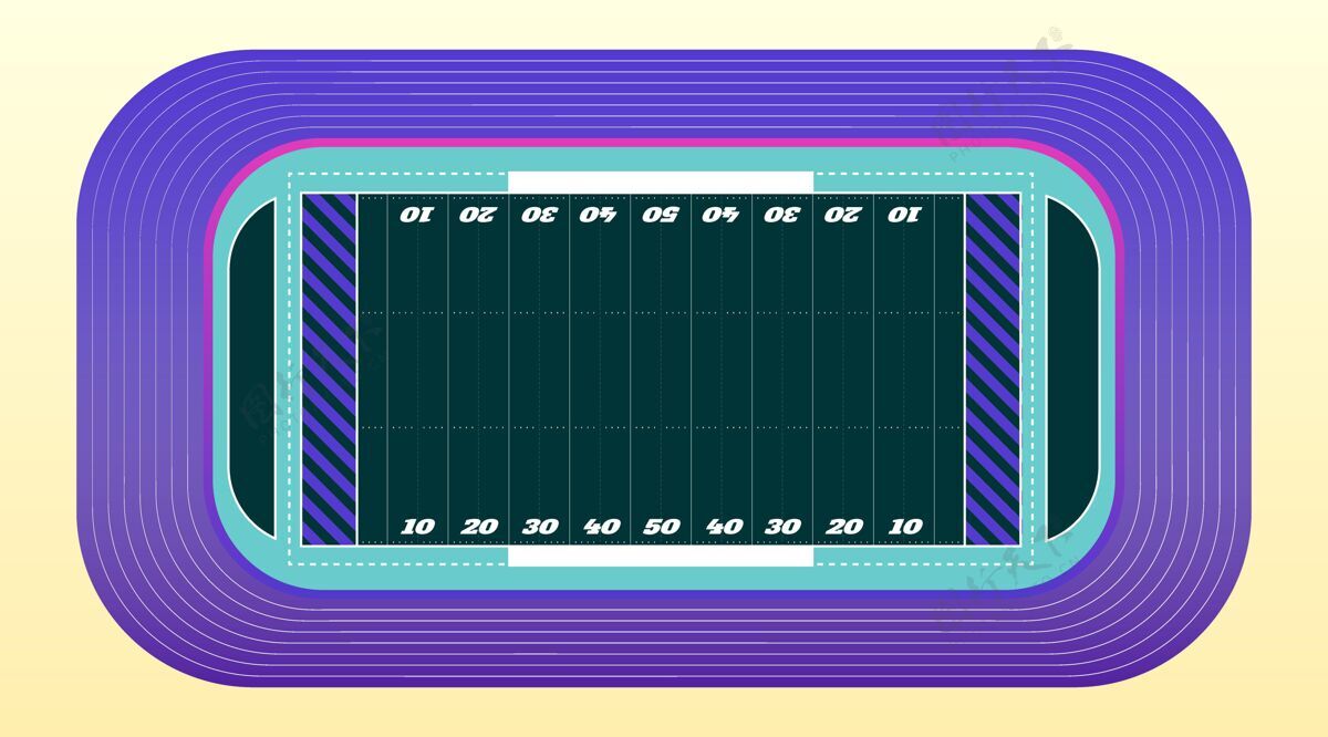 足球平面设计美式足球场美式平面设计平面